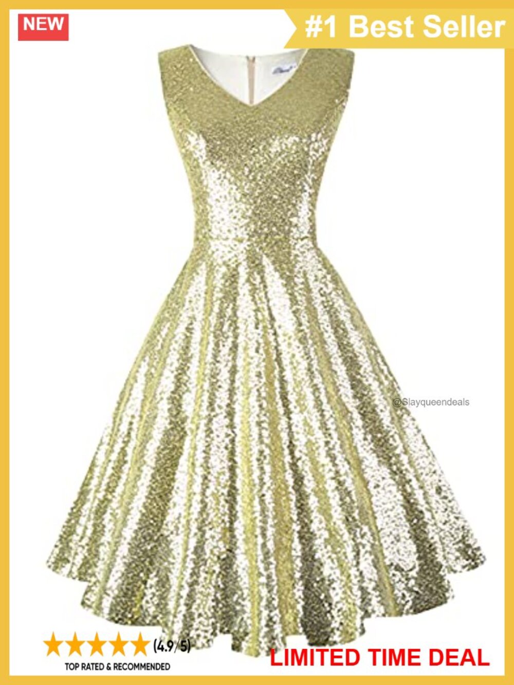 Vintage 50s 60s Sleeveless Cocktail Dress with Pockets & Belt, Sequined Party